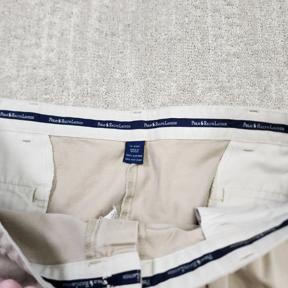 Vintage‎ Polo Ralph Lauren Pants Men 38x32 READ* High Rise Pleated Baggy Trouser